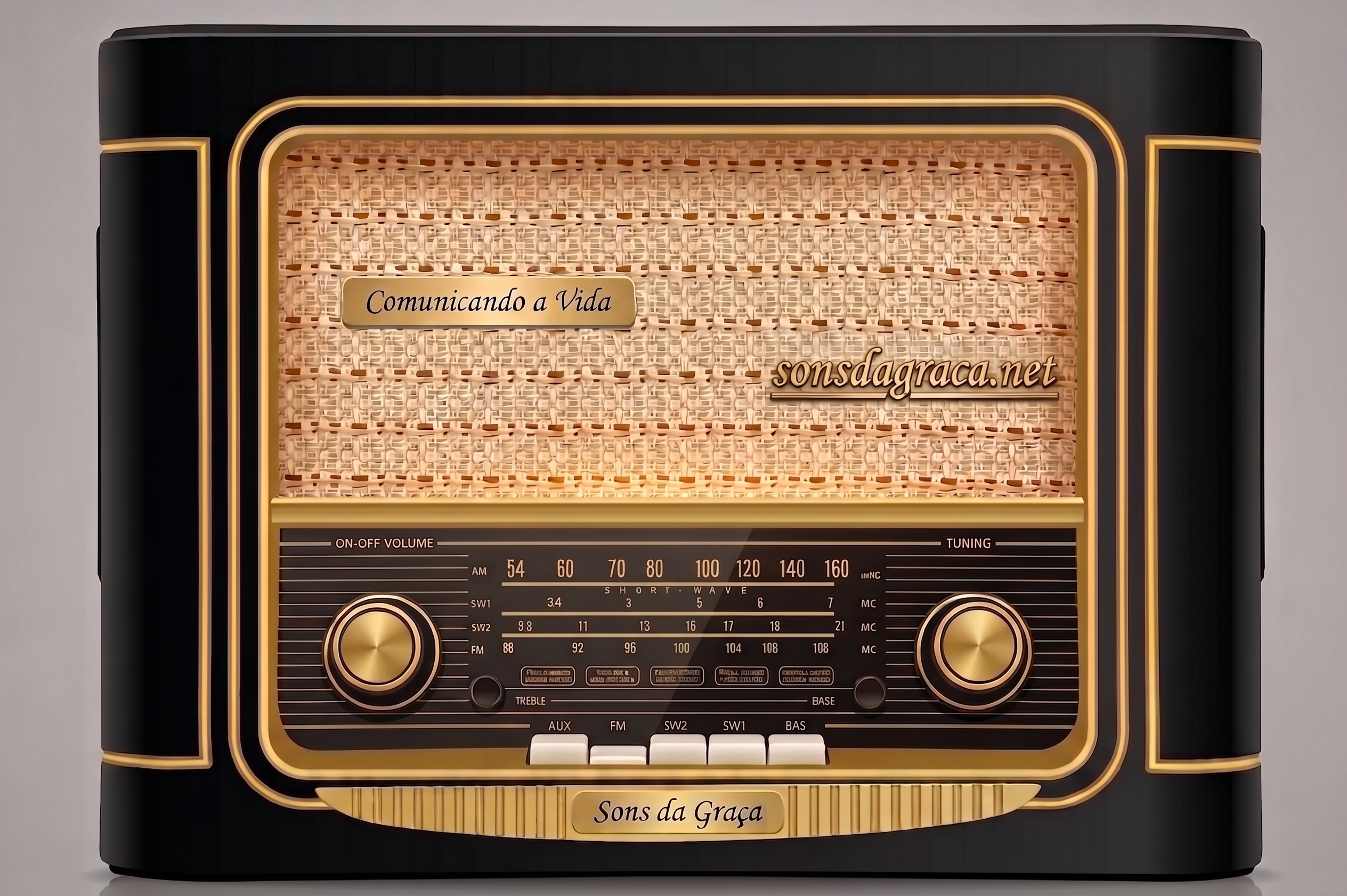 Rádio antigo Sons da Graça